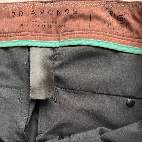 NEW Men Gray Aeroplane Short by 7 Diamonds Size 29 - Picture 6 of 8